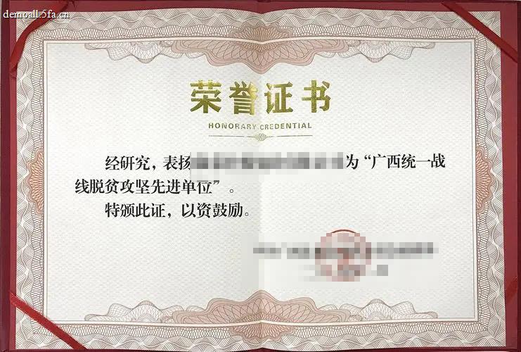 荣誉证书六
